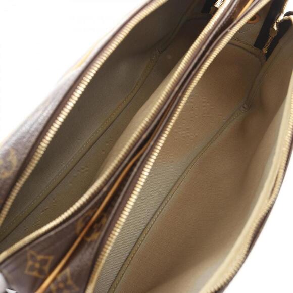 LOUIS VUITTON Brown Monogram Leather Shoulder Bag - Picture 3 of 12